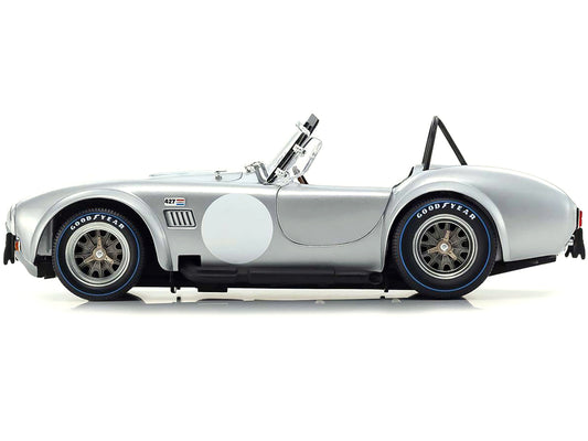 Shelby Cobra 427 S Silver Diecast Model Car 