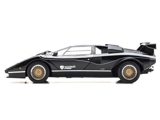 Lamborghini Countach LP 500R 1:18 Scale Black Diecast Model Car