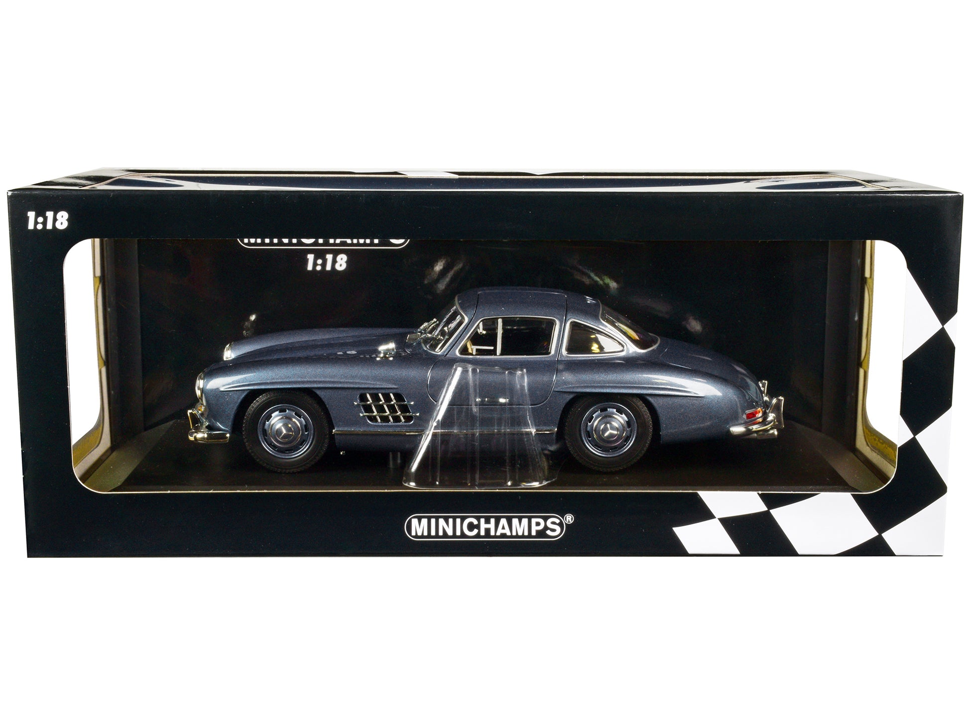 1955 Mercedes-Benz 300 Blue Diecast Model Car 