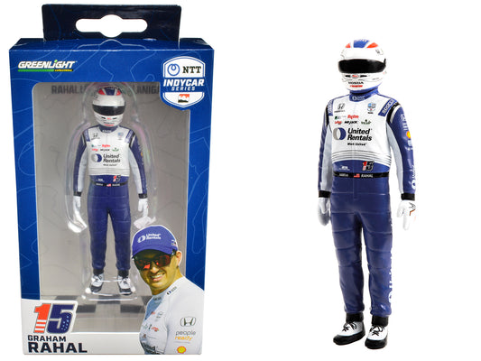 Brand new 1/18 scale of "NTT IndyCar Series" #15 Graham Rahal Driver Figure "United Rentals - Rahal Letterman Lanigan Racing" for 1/18 scale