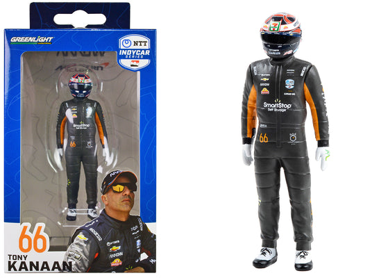 Brand new 1/18 scale of "NTT IndyCar Series" #66 Tony Kanaan Driver Figure "SmartStop Self Storage - Arrow McLaren" for 1/18 scale models by