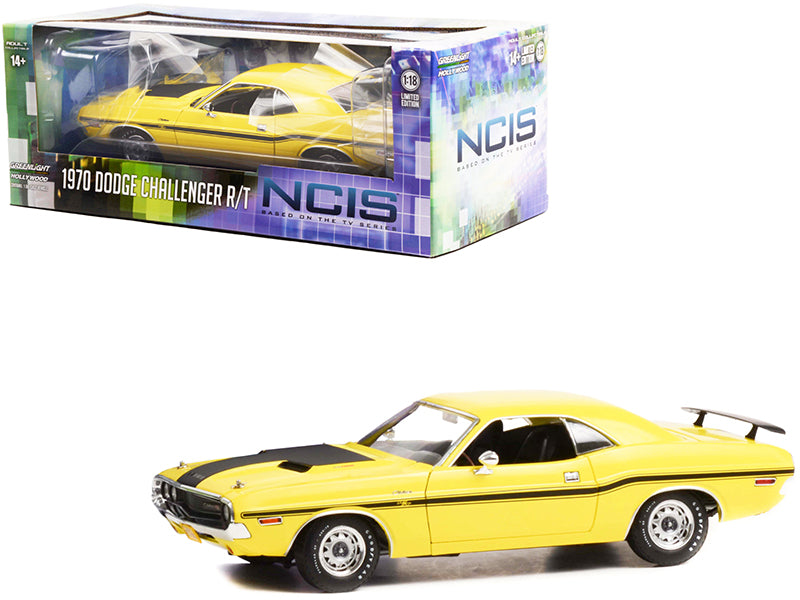 1970 Dodge Challenger R Yellow Diecast Model Car NCIS