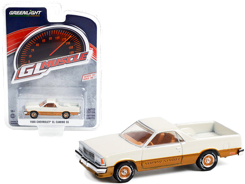 1980 Chevrolet El Camino White Diecast Model Car 