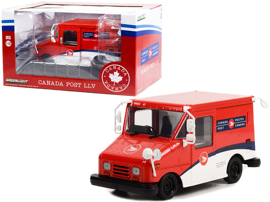 Canada Post LLV Long Red Diecast Model Mail Delivery Vehicle 