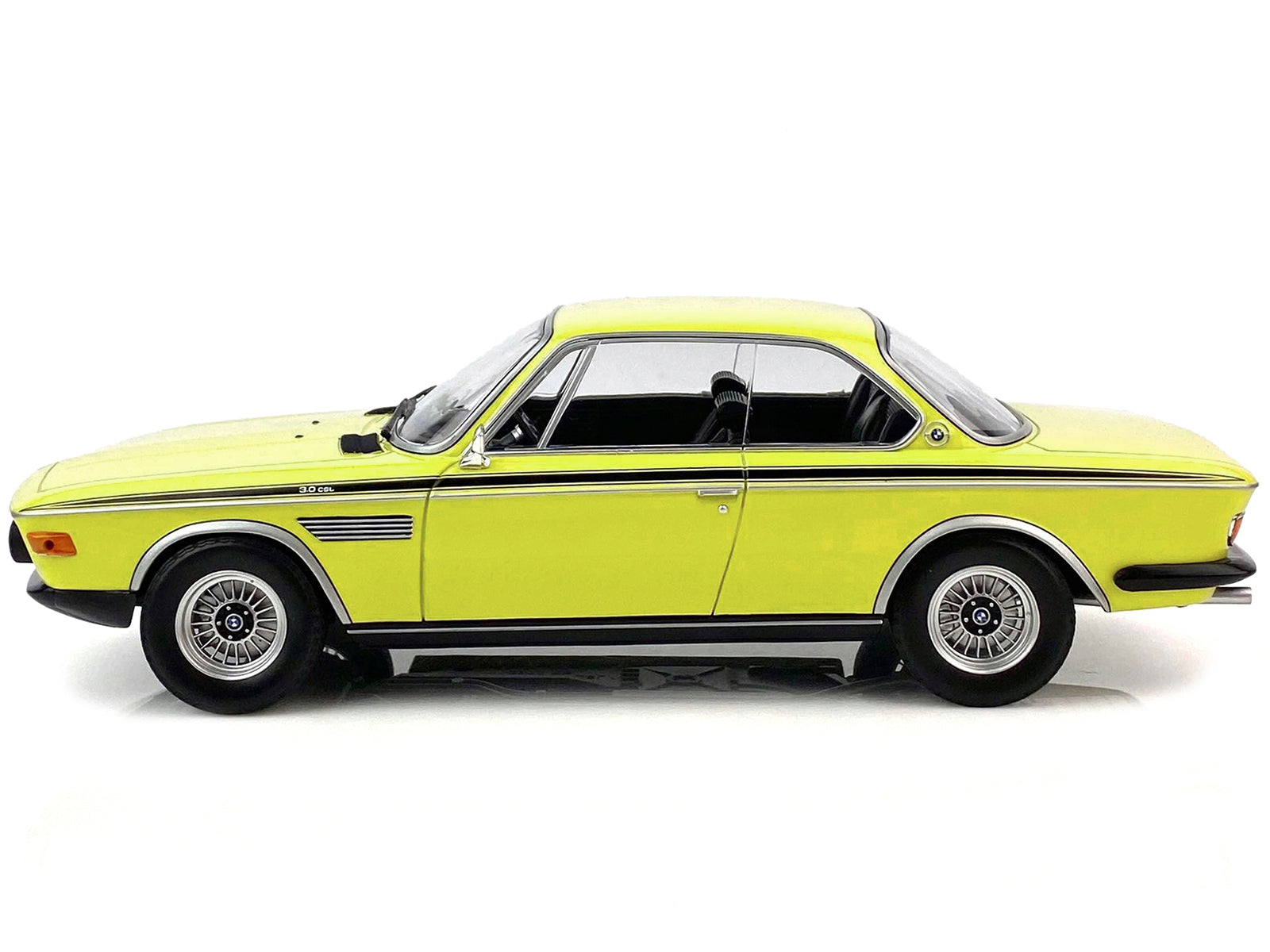 1972 BMW 3.0 CSL Yellow Diecast Model Car 