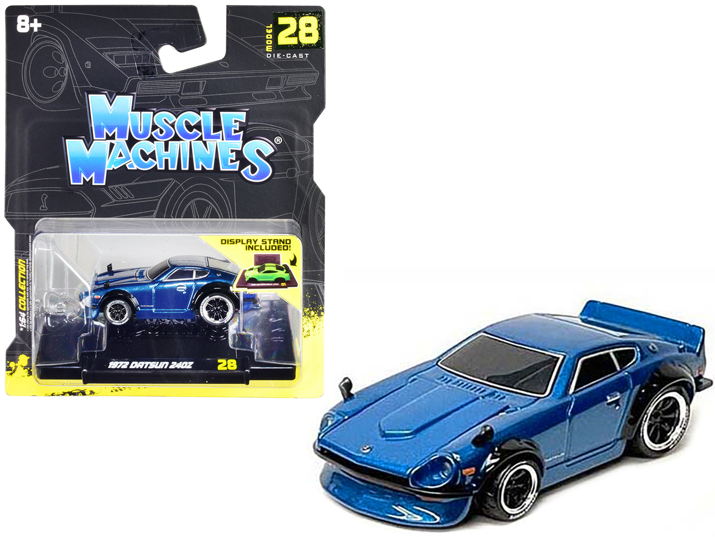 1972 Datsun 240Z  Blue Diecast Model Car 