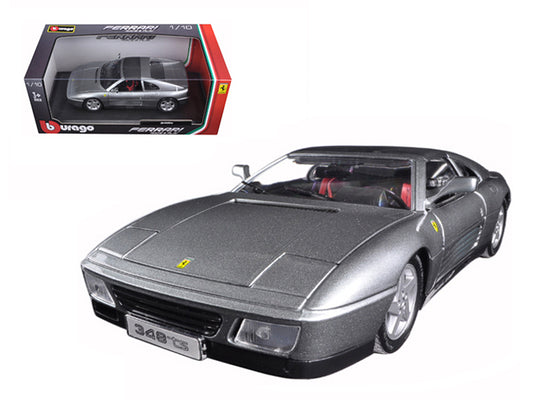 
Brand new 1:18 scale diecast model of Ferrari 348 TS Grey die cast model car by Bburago.</div>


Has steerable whee