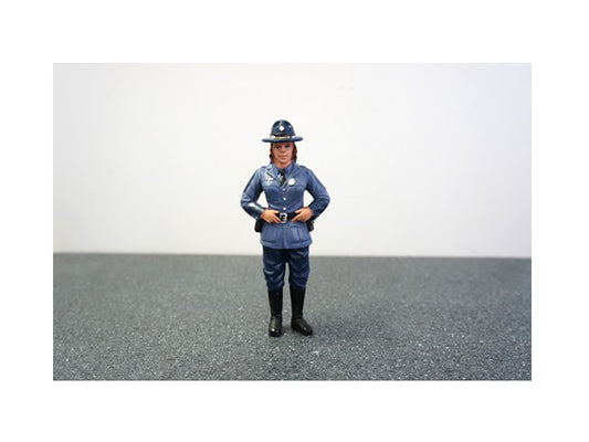 State Trooper Sharo  Diecast Model Police Officer Figure Law Enforcement