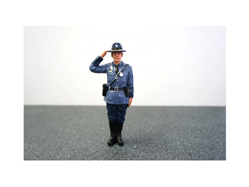 State Trooper Brian  Diecast Model Police Officer Figure Law Enforcement