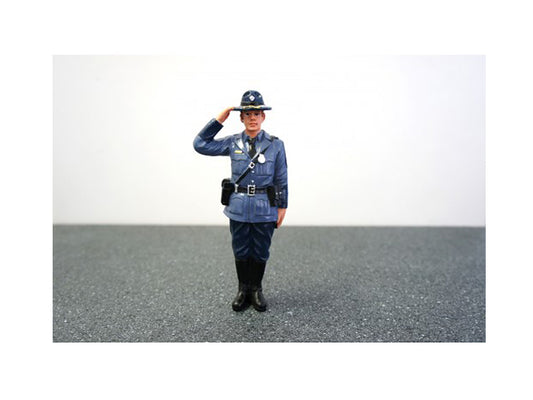 State Trooper Brian  Diecast Model Police Officer Figure Law Enforcement