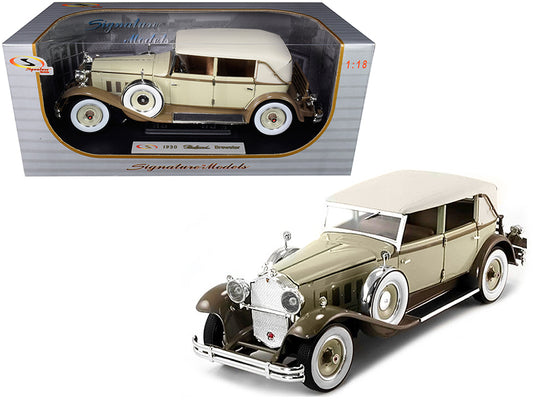 1930 Packard Brewster Tan Brown Diecast Model Car 