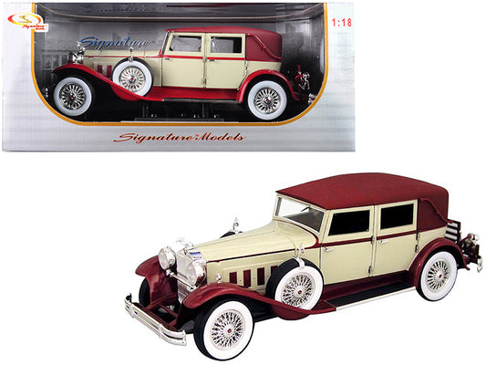 1930 Packard LeBaron  Cream Diecast Model Car 