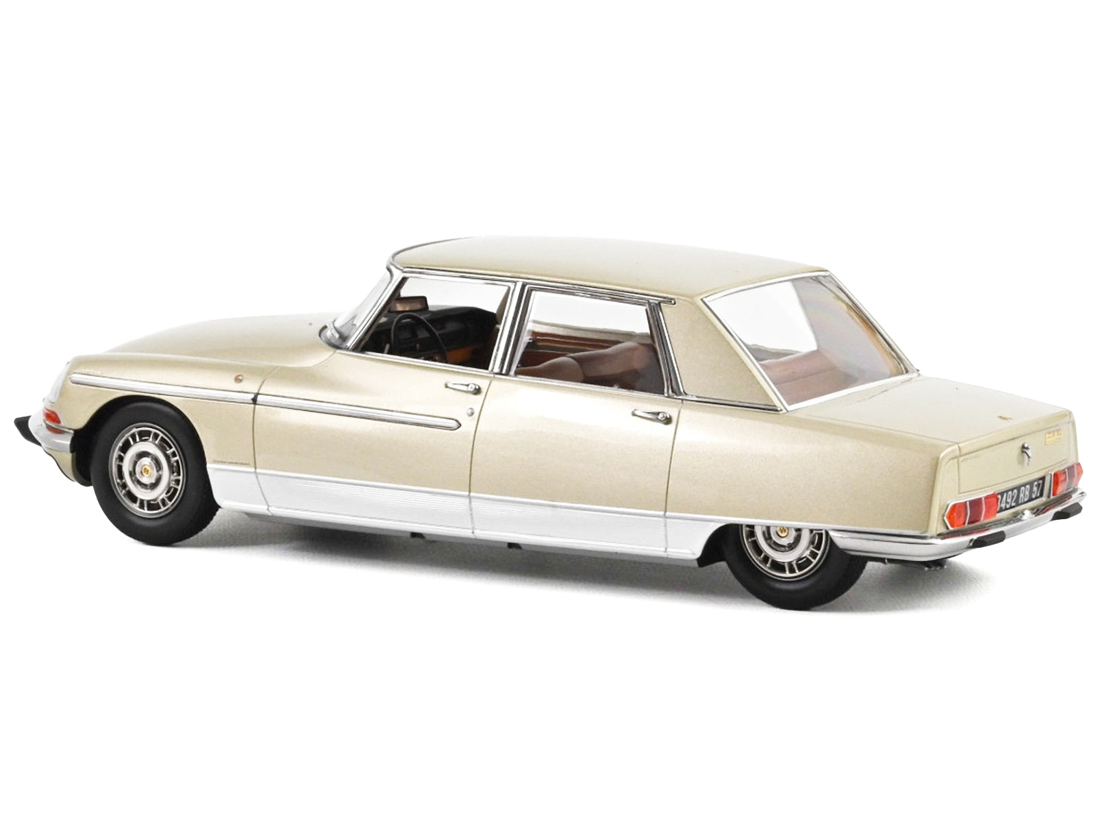 1969 Citroen DS 21 Gold Diecast Model Car 