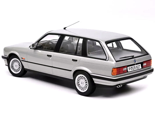 1991 BMW 325i Touring Silver Diecast Model Car 