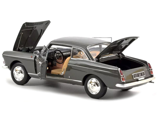 1967 Peugeot 404 Coupe Gray Diecast Model Car 