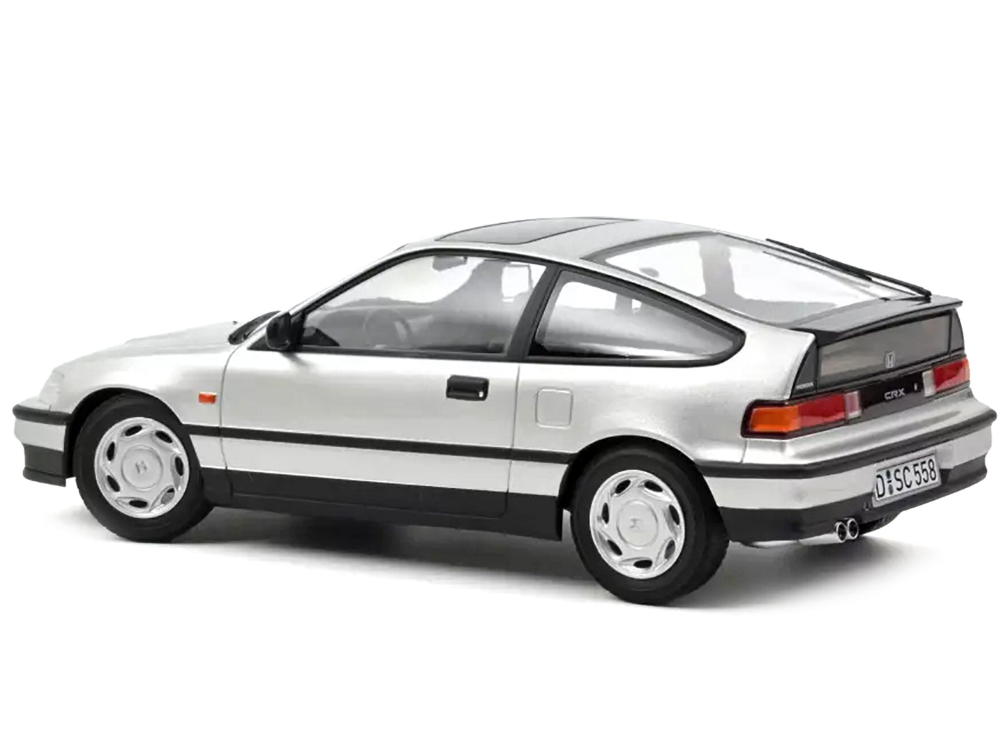 1990 Honda CRX  Silver Diecast Model Car 