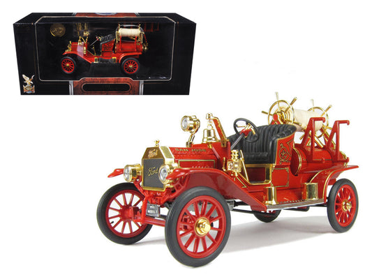 1914 Ford Model T Red Diecast Model Fire Engine Fire & Rescue