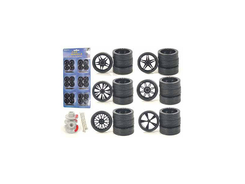 Multipack 24 Piece set of   Model Wheels & Tires 