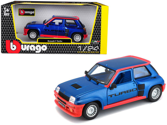 Renault 5 Turbo  Blue Diecast Model Car 