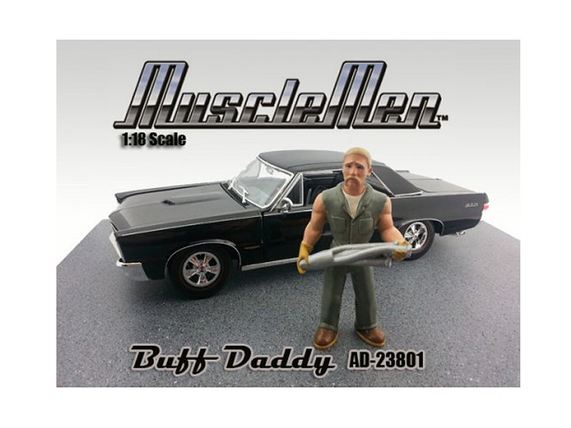 Musclemen Buff Daddy  Diecast Model Rugged Man Figure 