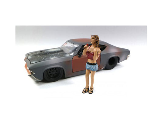 Look Out Monica  Diecast Model Car Girls Figure 