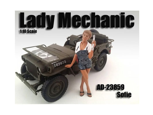 Lady Mechanic Sofie   Model Auto Mechanic Figure Automotive Repair