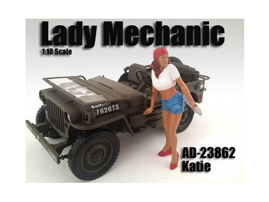 Lady Mechanic Katie   Model Auto Mechanic Figure Automotive Repair