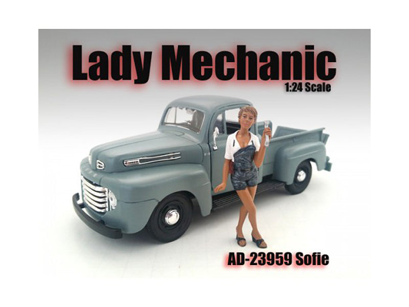 Lady Mechanic Sofie   Model Auto Mechanic Figure Automotive Repair