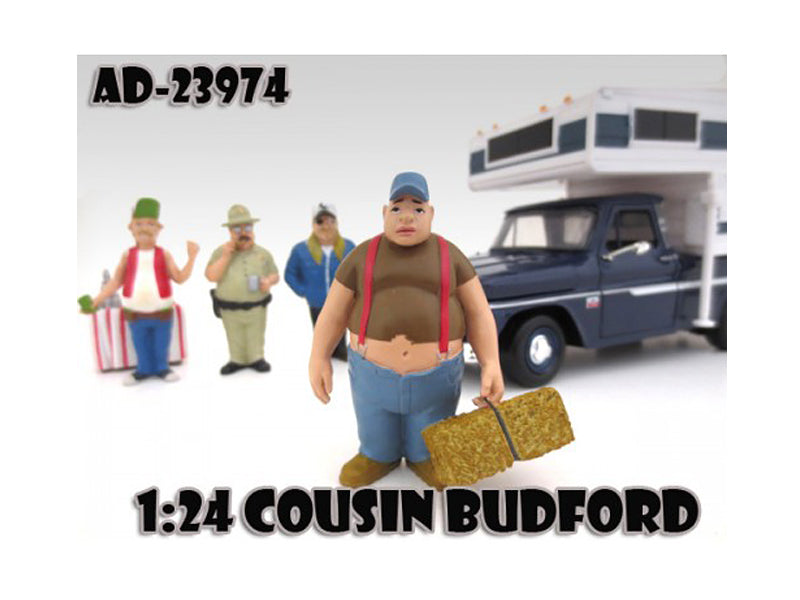 Cousin Budford  Diecast Model Trailer Park Figure 