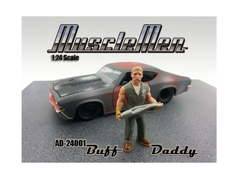 Musclemen Buff Daddy  Diecast Model Rugged Man Figure 