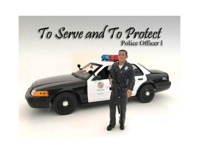    Model Police Officer Figure Law Enforcement