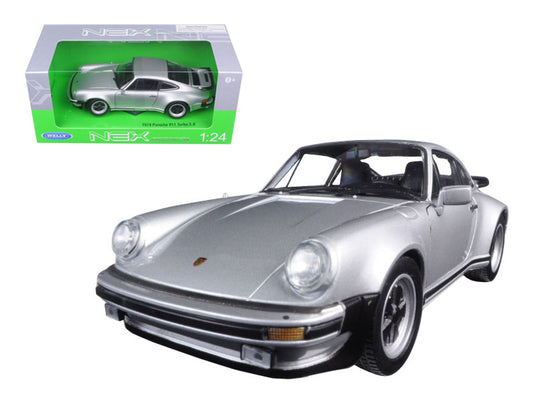 1974 Porsche 911 Turbo Silver Diecast Model Car 