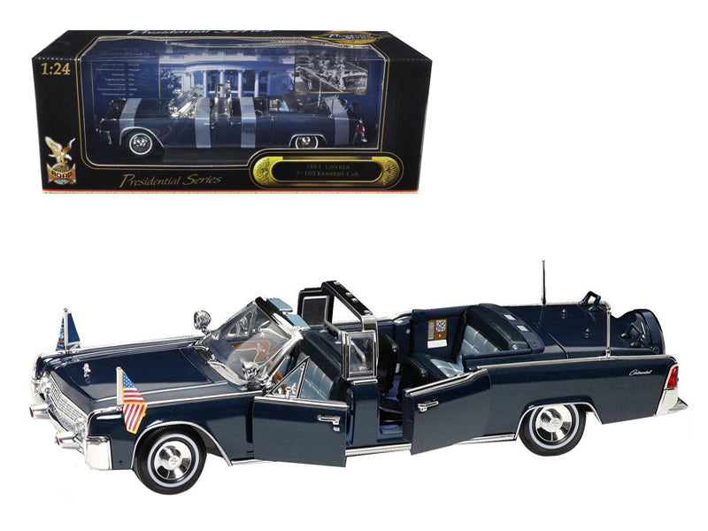 1961 Lincoln X-100 Blue Diecast Model Car 