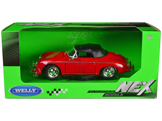 Porsche 356A Speedster  Red Diecast Model Car 