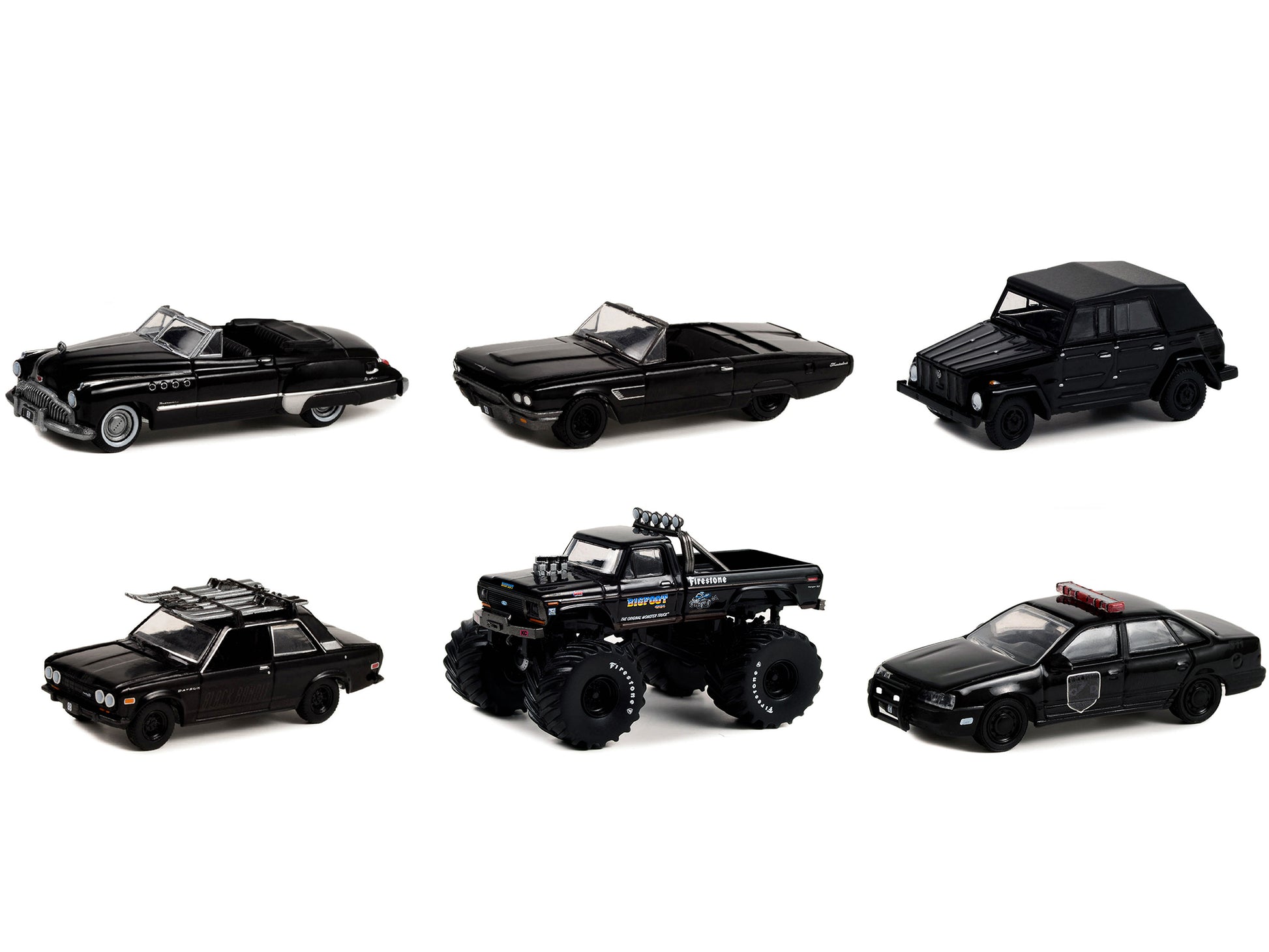  Black Bandit  Diecast Model Car/Truck Set 