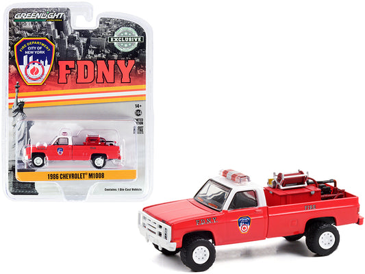 1986 Chevrolet M1008  Red Diecast Model Pickup Truck 