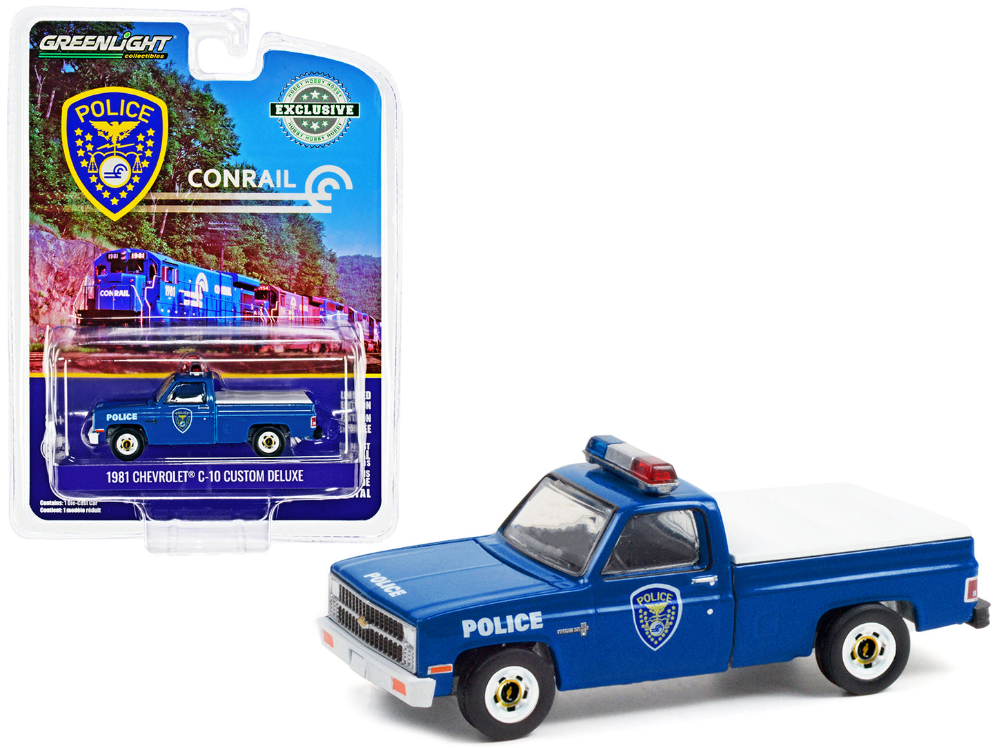 1981 Chevrolet C-10 Blue Diecast Model Pickup Truck 