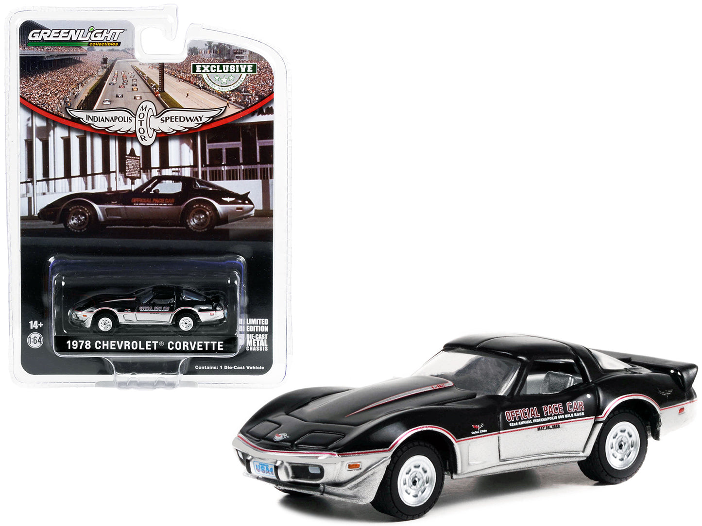 1978 Chevrolet Corvette 62nd  Diecast Model Car 