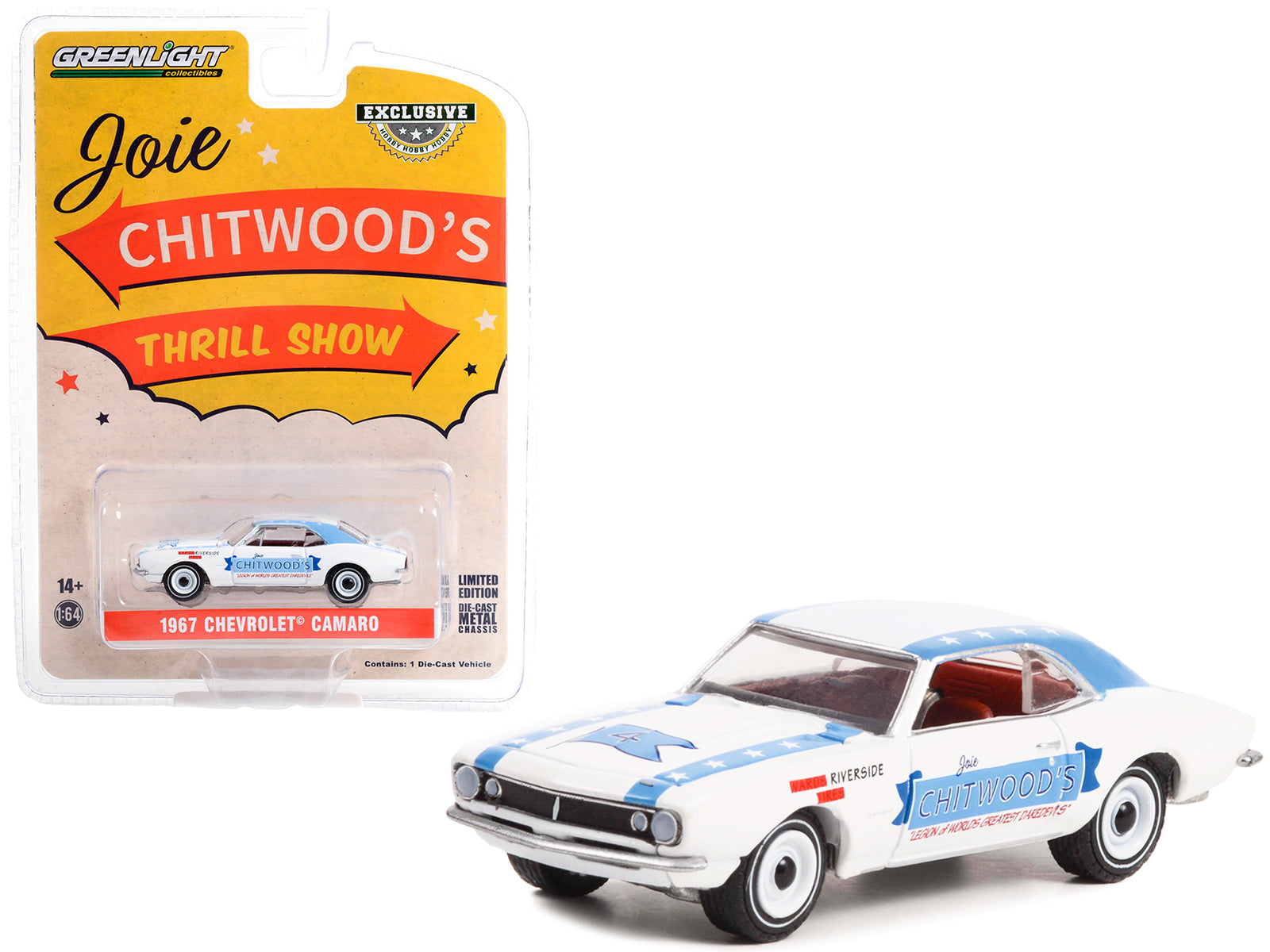 1967 Chevrolet Camaro  White Diecast Model Car 