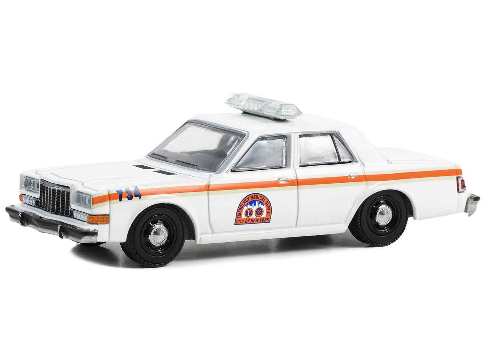 1983 Dodge Diplomat White Diecast Model Car