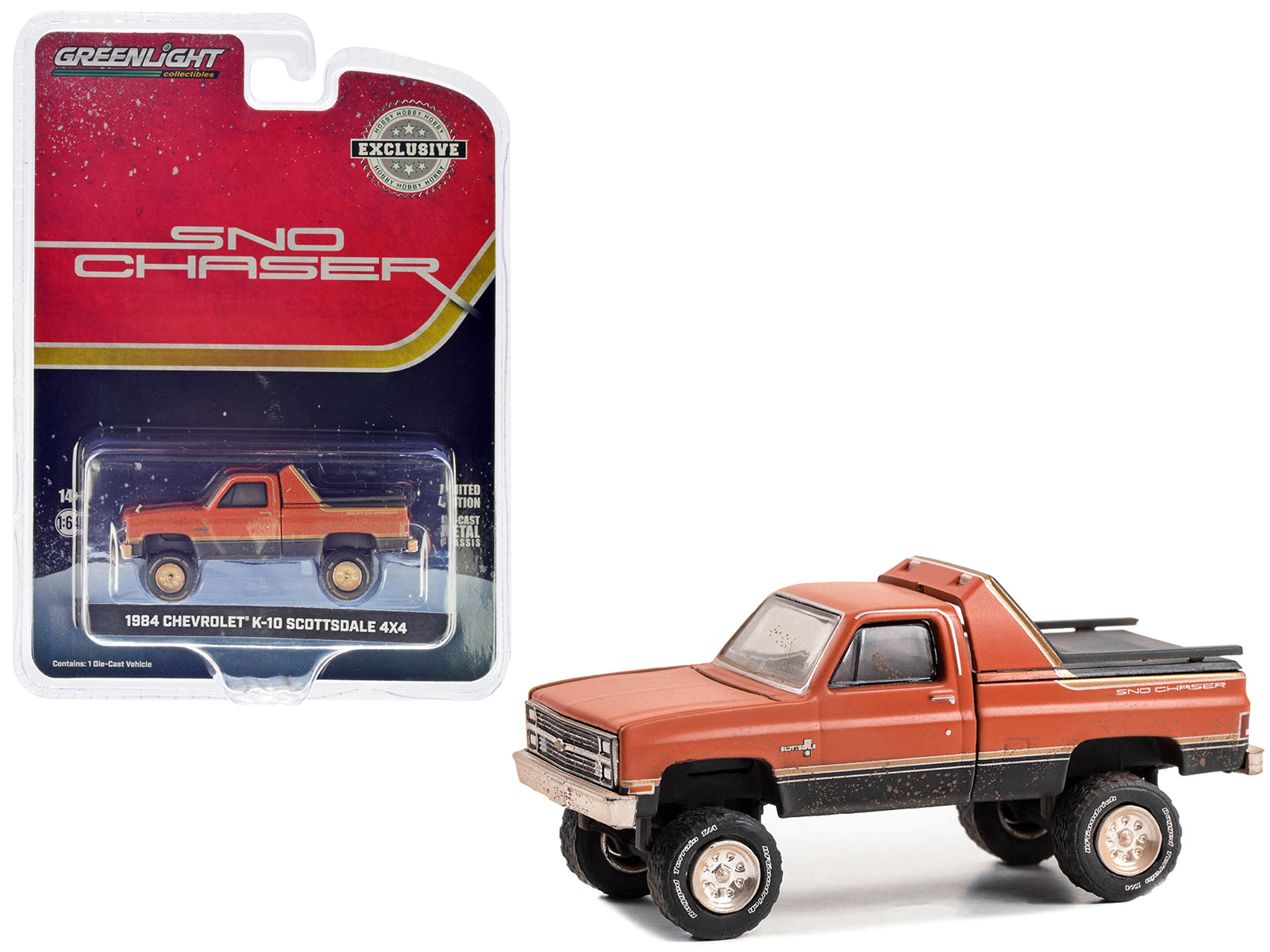 1984 Chevrolet K-10 Red Diecast Model Pickup Truck 