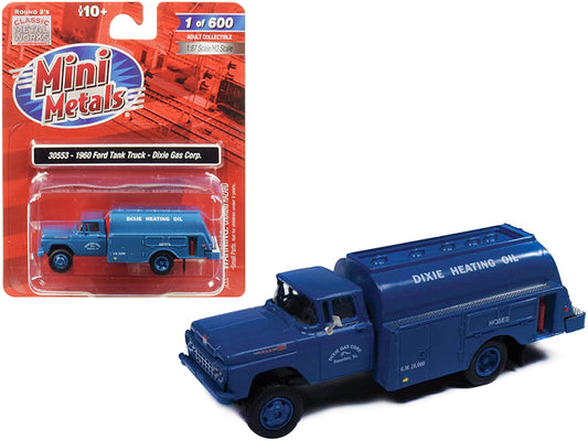 1959 Ford Tanker  Blue  Model Tanker Truck 