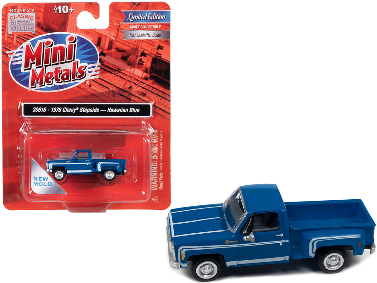 1976 Chevrolet Stepside  Blue  Model Pickup Truck 