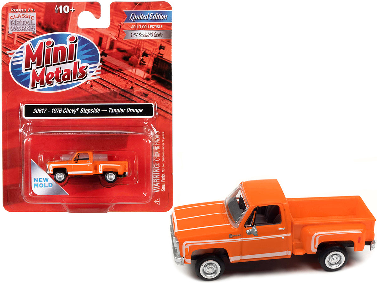 1976 Chevrolet Stepside  Orange  Model Pickup Truck 