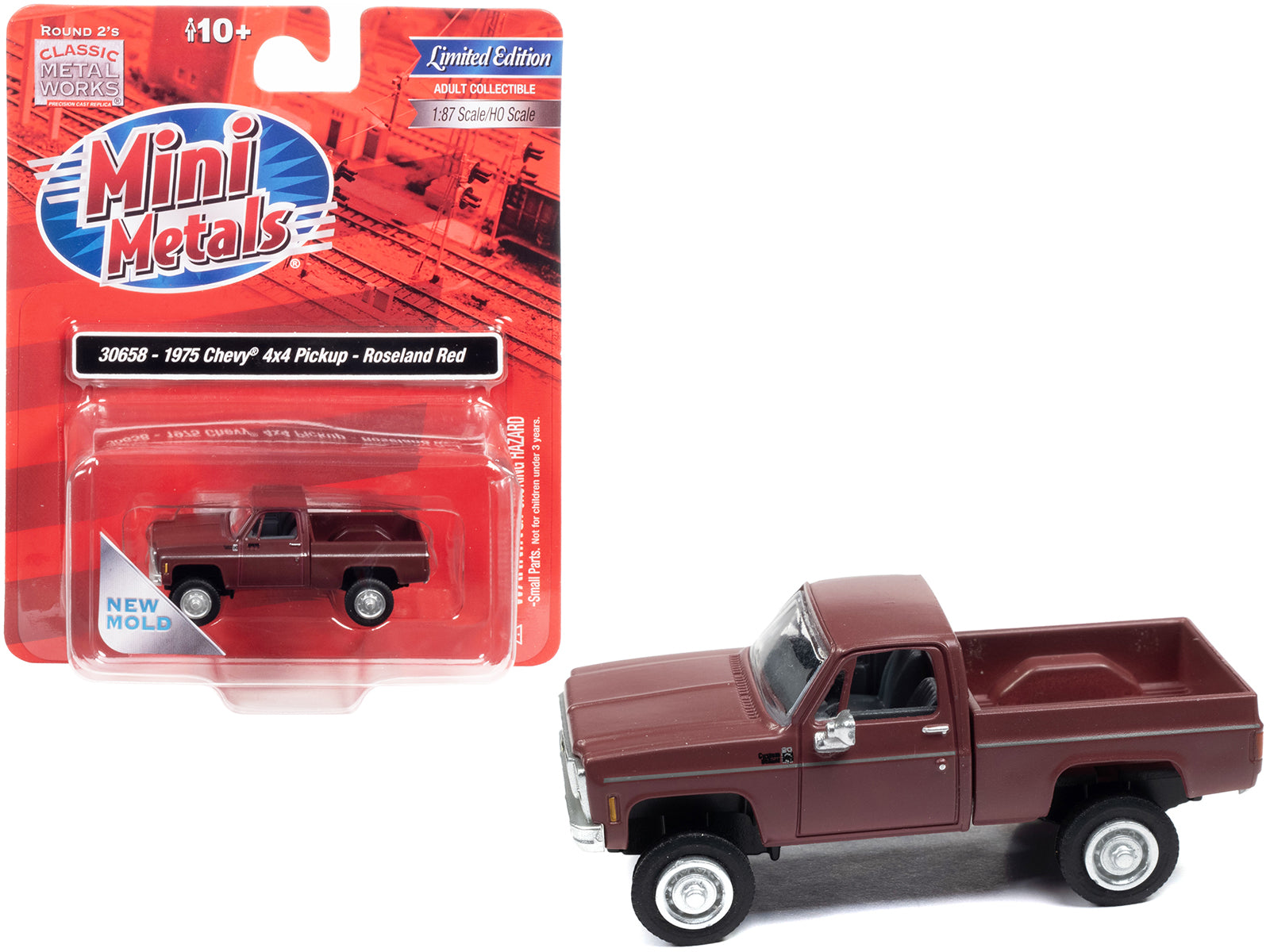 1975 Chevrolet 4x4  Red  Model Pickup Truck 