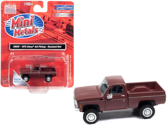 1975 Chevrolet 4x4  Red  Model Pickup Truck 