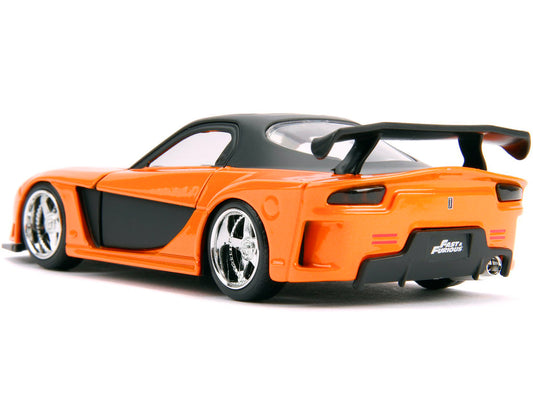 Han's Mazda RX-7 Orange Diecast Model Car 