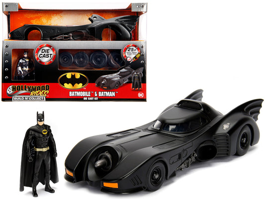 Model Kit Batmobile Matt Black Diecast Model Car Batman