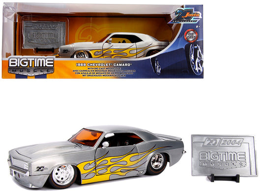 1969 Chevrolet Camaro Silver Diecast Model Car