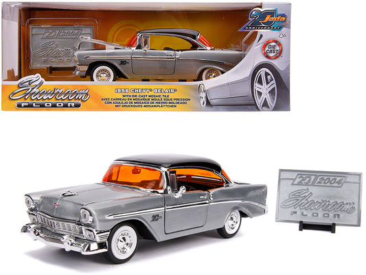 1956 Chevrolet Bel Silver Diecast Model Car